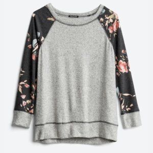 PINK CLOVER Delino Raglan Brushed Knit Top